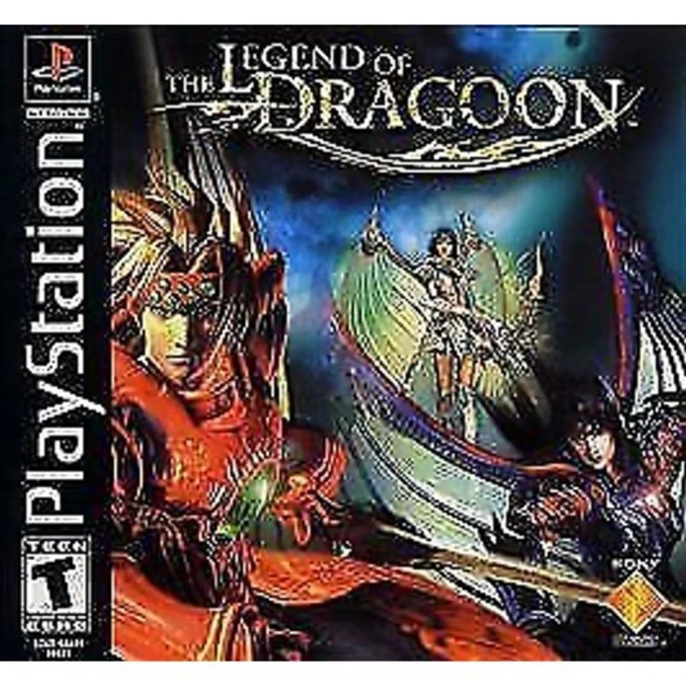 The Legend Of Dragoon- 4Disc-PlayStation 1-Black Label-No Manual